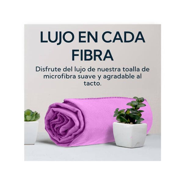 Toalla Microfibra Pro Outdoor Rosada