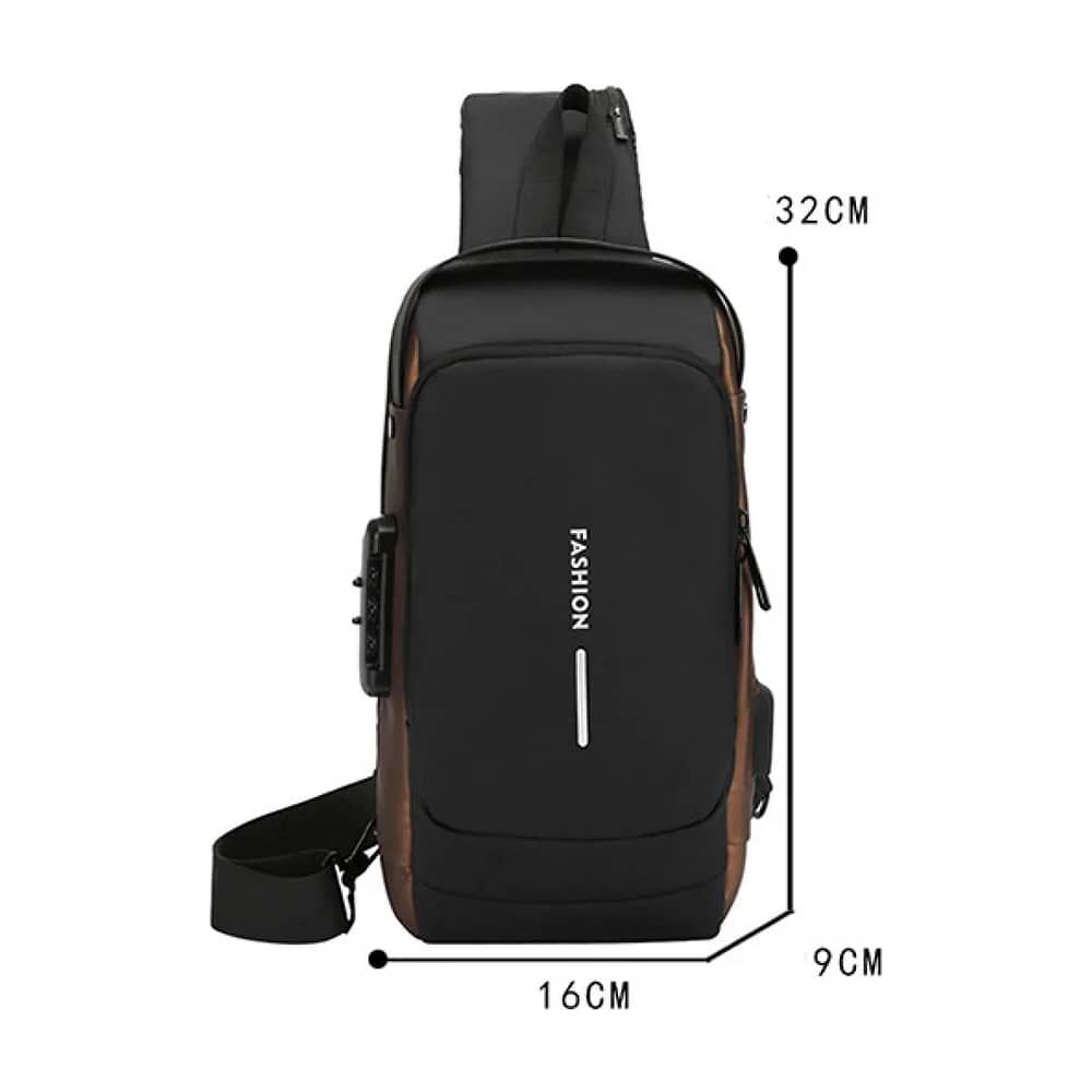 Mochila De Moto Anti-robo Impermeable Bandolera Deportivo image number 0.0