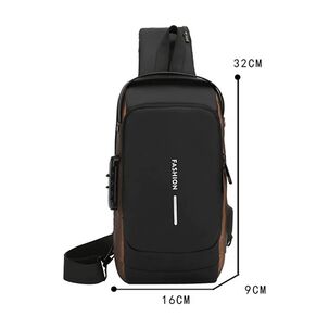 Mochila De Moto Anti-robo Impermeable Bandolera Deportivo