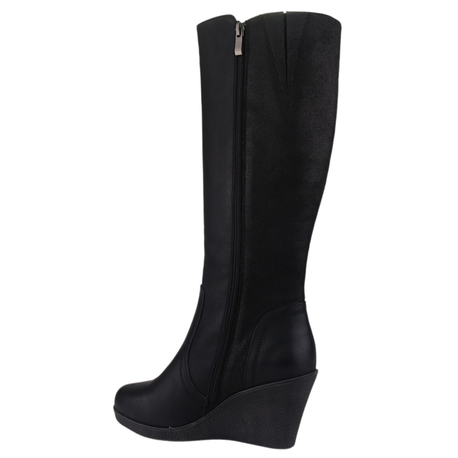 Bota Chalada Mujer Wedge-40 Negro Casual image number 1.0