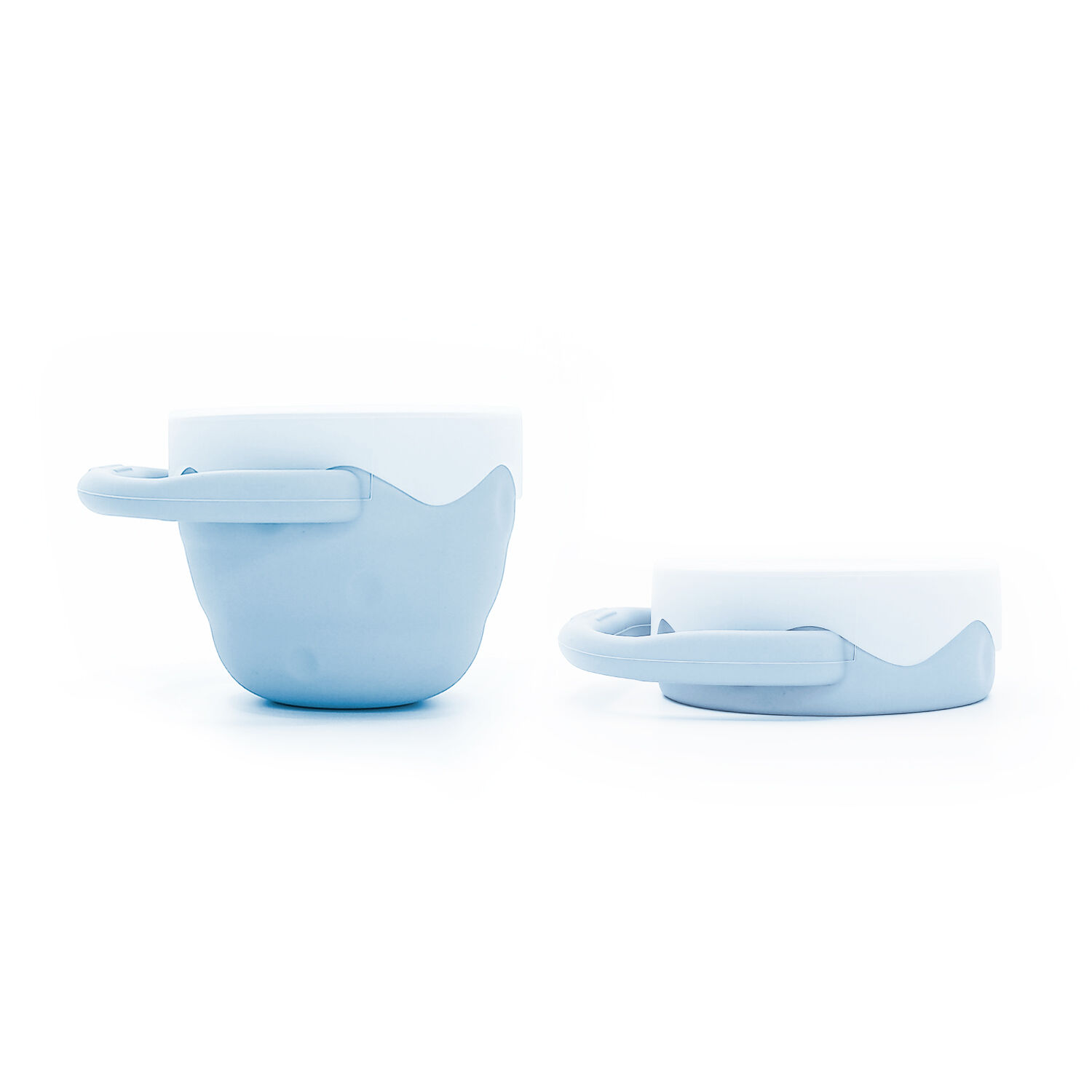 Vaso Cereal Silicona Azul image number 3.0