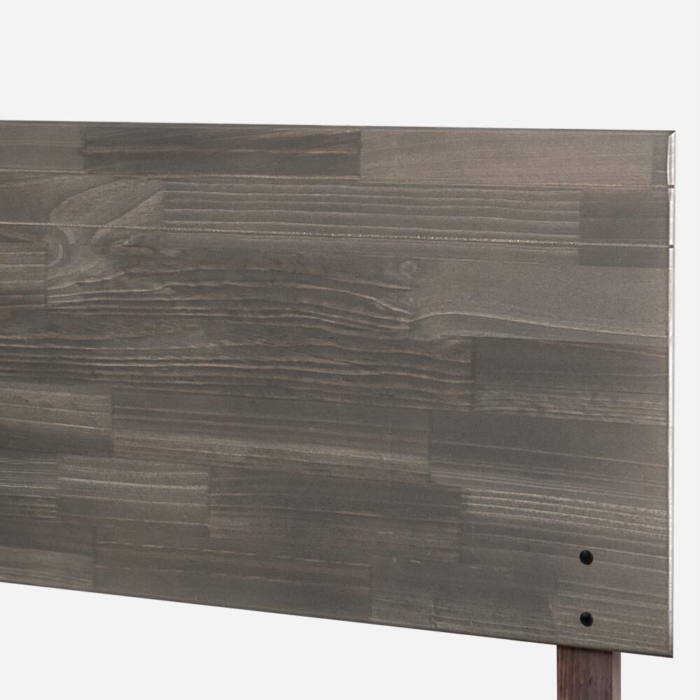 Cama Europea Rosen Pratta / 2 Plazas / Base Normal + Set De Maderas Tabor Grafito image number 3.0