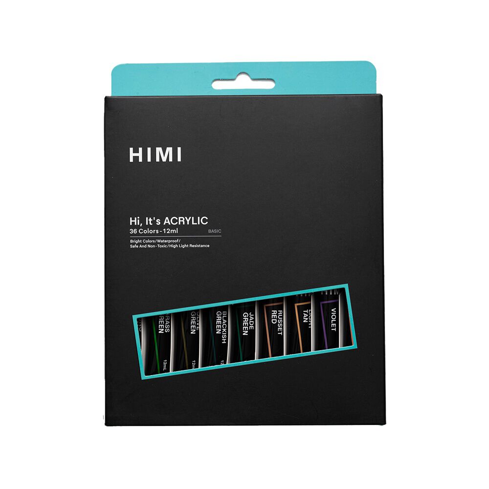 Set Himi De Tubo Acr&iacute;lico 12 Ml - 36 Colores image number 0.0