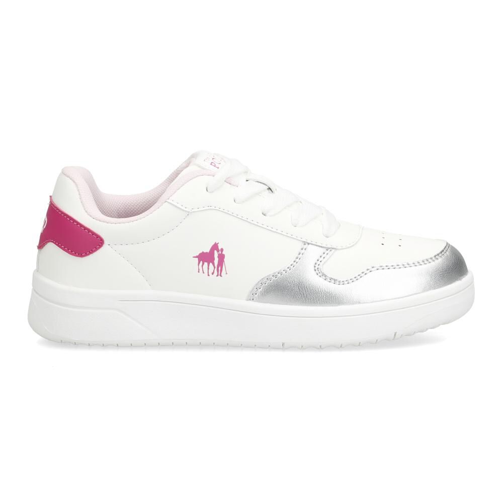 Zapatilla Infantil Niña The King's Polo Club White image number 2.0