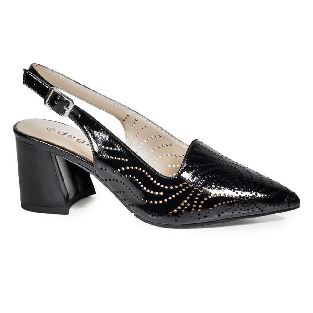 Zapato Cuero Adaya Negro image number 0.0