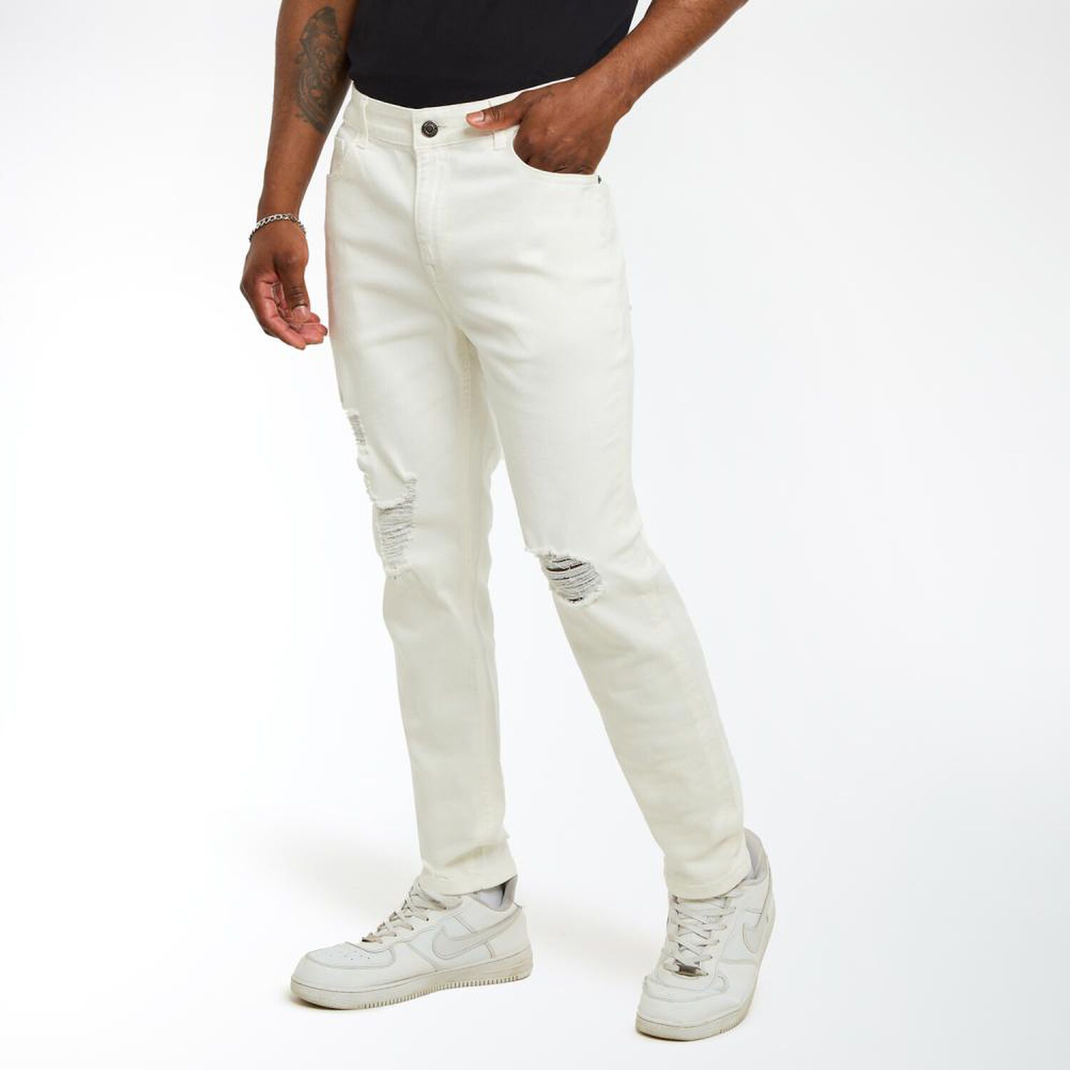Jeans Tiro Medio Regular Hombre Rolly Go image number 2.0