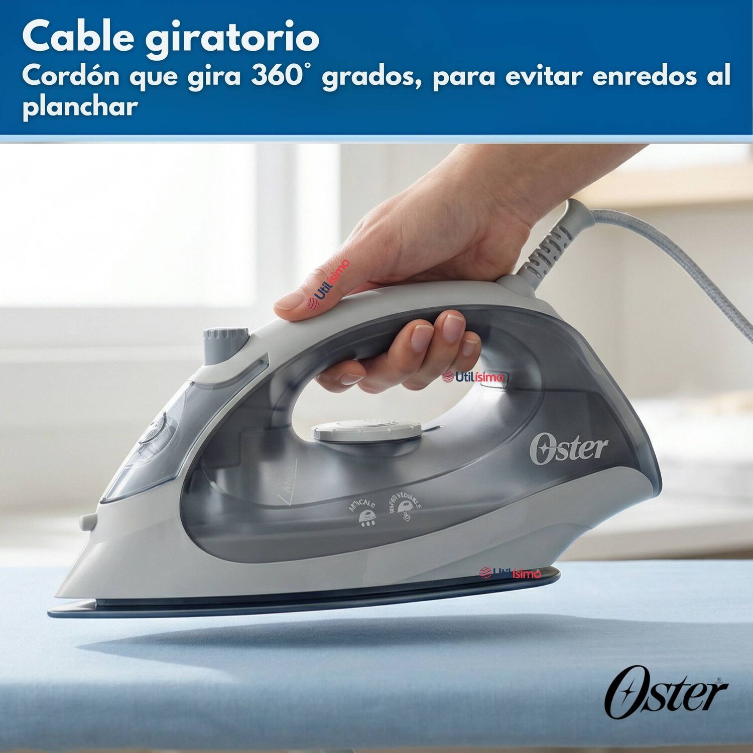 Plancha De Vapor Oster Compacta Gcstbs5001 Versi&oacute;n 2026 image number 8.0