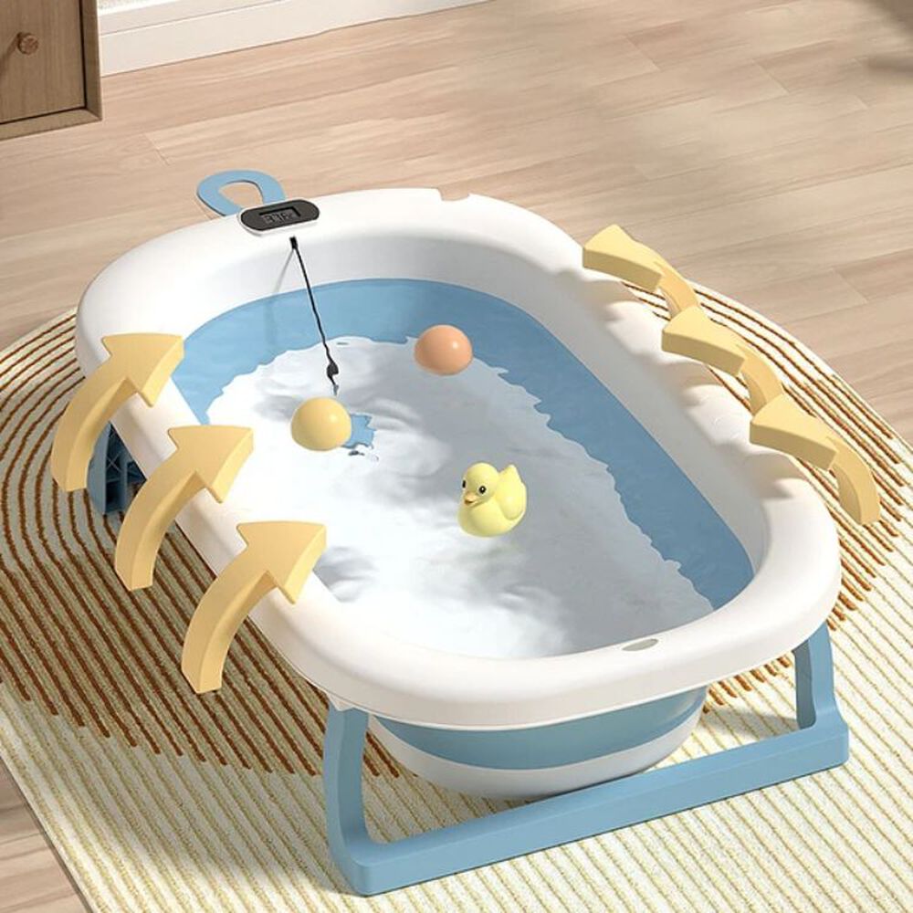 Bañera Plegable Temperatura Tina De Baño Portatil Para Bebes image number 3.0