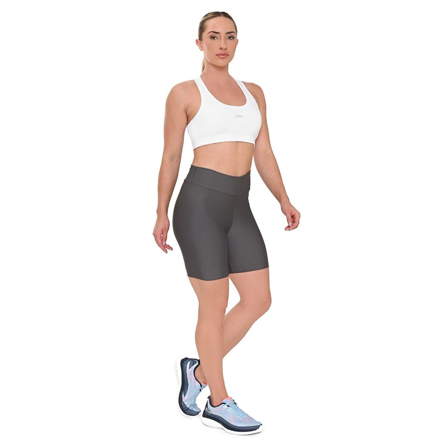 Calza Basic 6 Gris Mujer image number 3.0