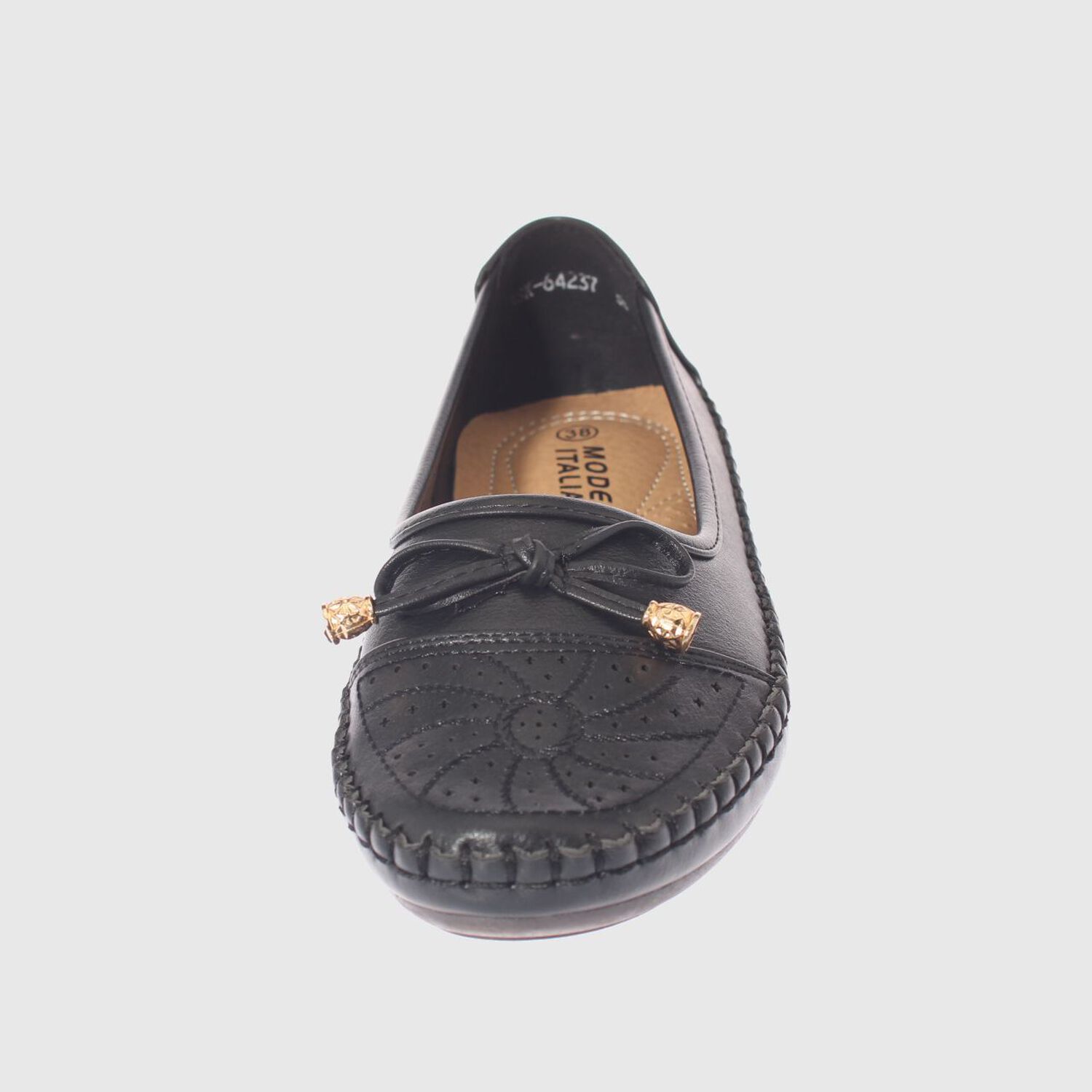 Mocas&iacute;n Negro Modelo Italiano Art. 5ask64237black image number 5.0