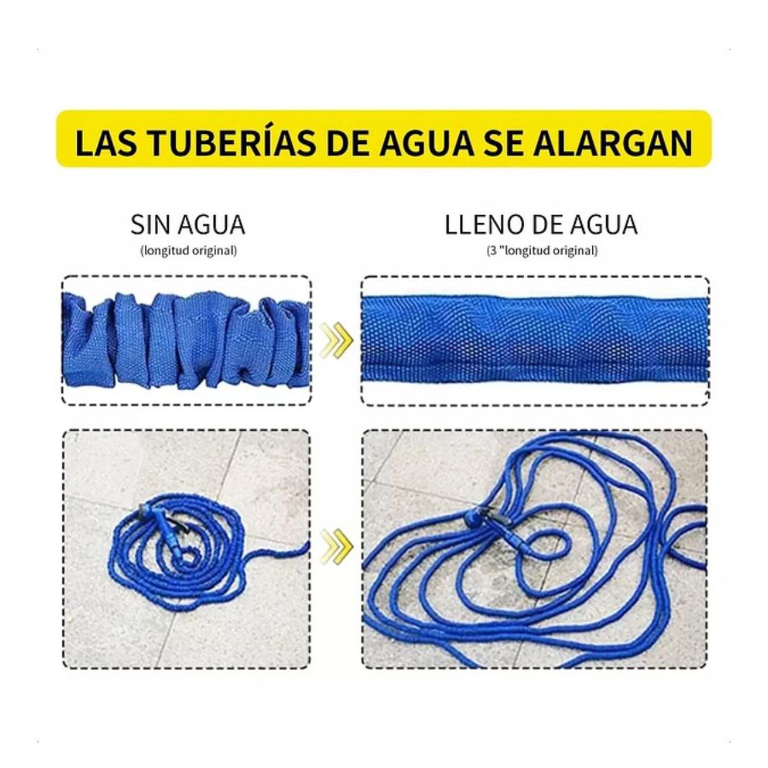Manguera Expandible 15 Metros Con Aspersor De Riego image number 2.0