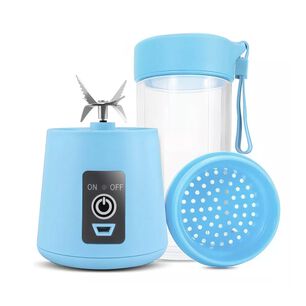 Licuadora Port&aacute;til Recargable Usb Batidos Smoothies Azul