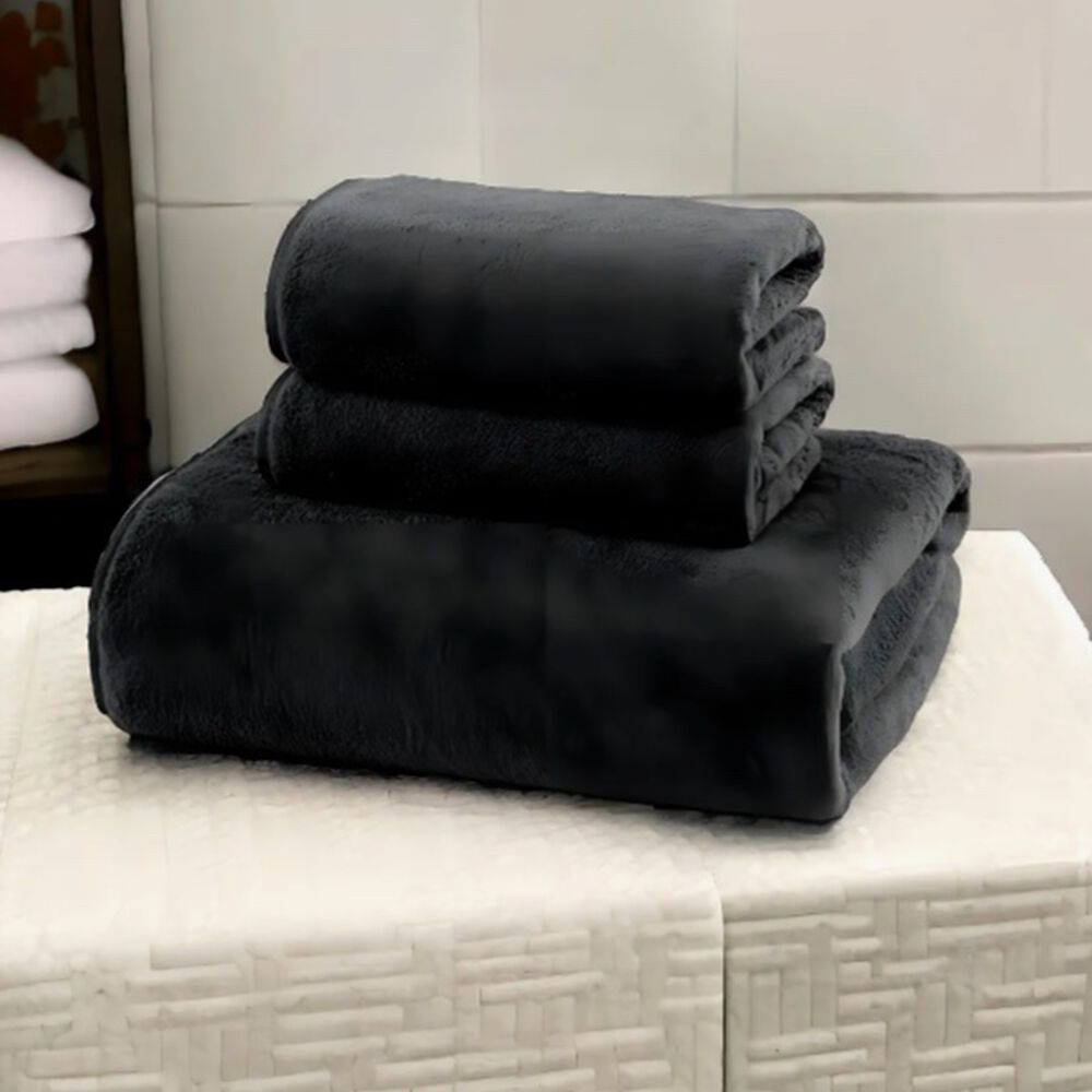 Set De 3 Toallas Negro image number 2.0