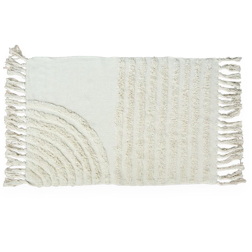 Bajada De Cama Bordada Kilim De Estilo Etnico 60x90cm Md73 image number 1.0