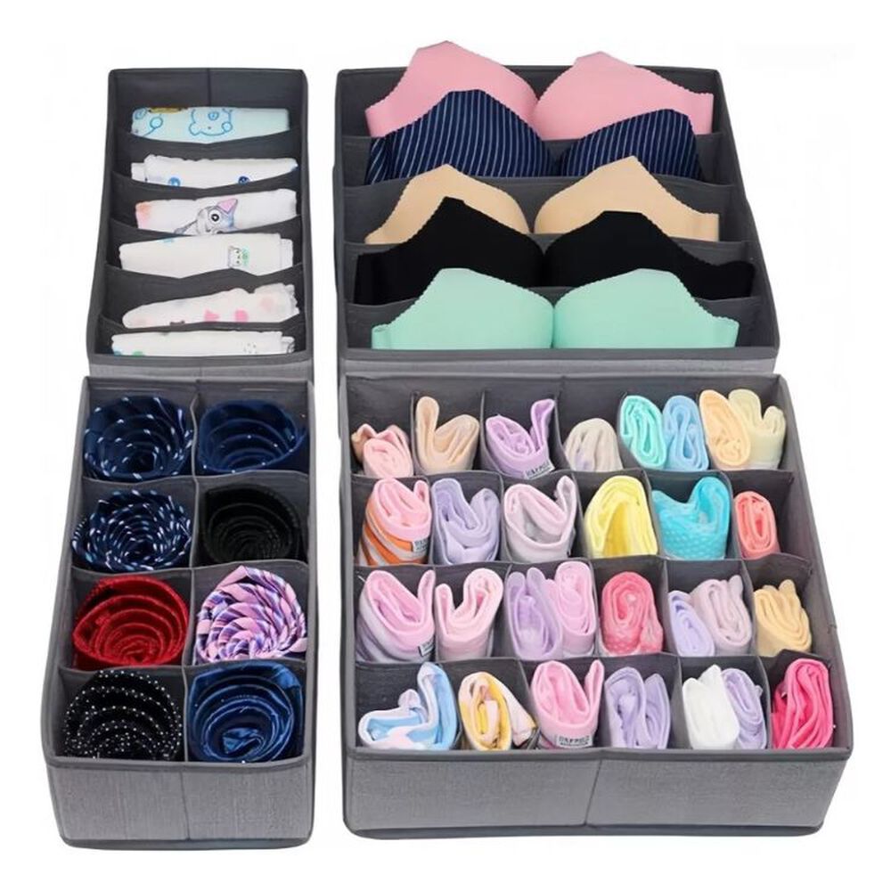 Pack 4 Organizadores Plegables Para Ropa Interior image number 2.0