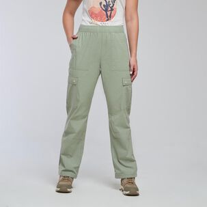 Pantalón De Buzo Deportivo Tiro Alto Regular Mujer Wetland