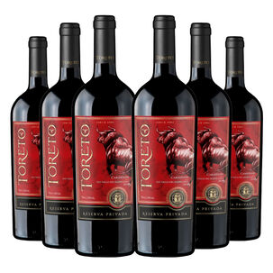 6 Vinos Toreto Reserva Privada Carmenere