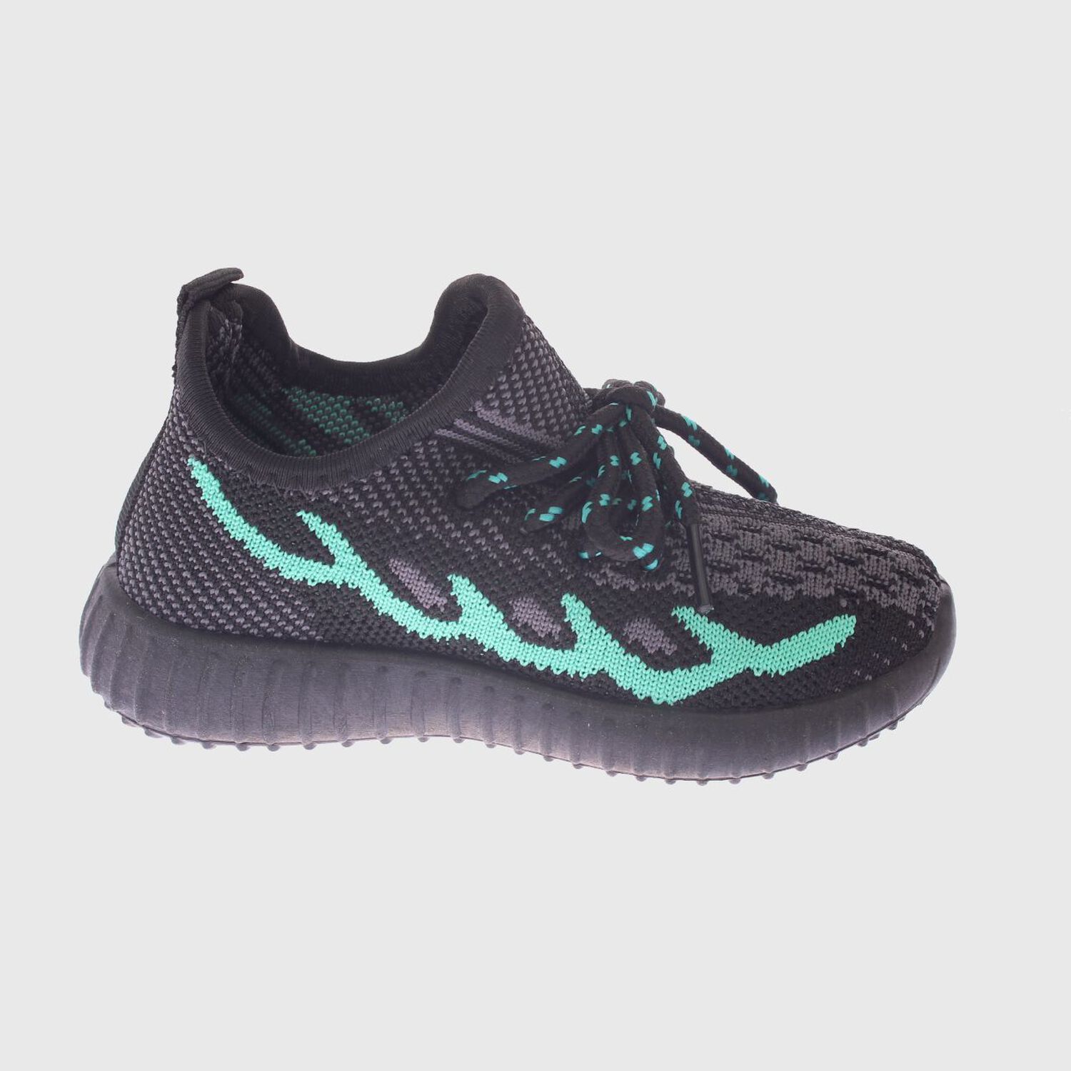 Zapatilla Kids Negro Verde Bbo Art. E20854blackgreen image number 3.0