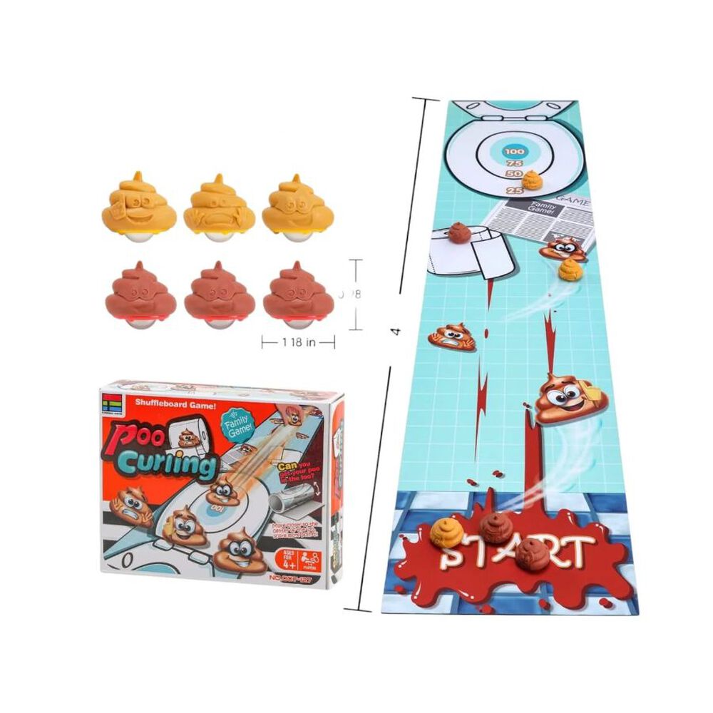 Juego De Mesa Curling Poo image number 3.0