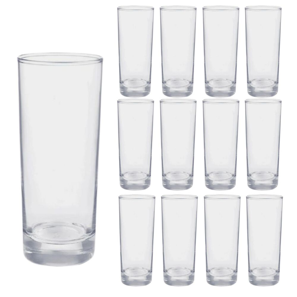 Set 12 Vasos Lexington Altos 334ml Cristar Elegante Vidrio image number 0.0