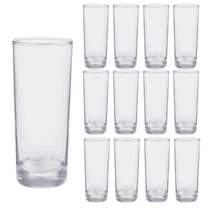 Set 12 Vasos Lexington Altos 334ml Cristar Elegante Vidrio