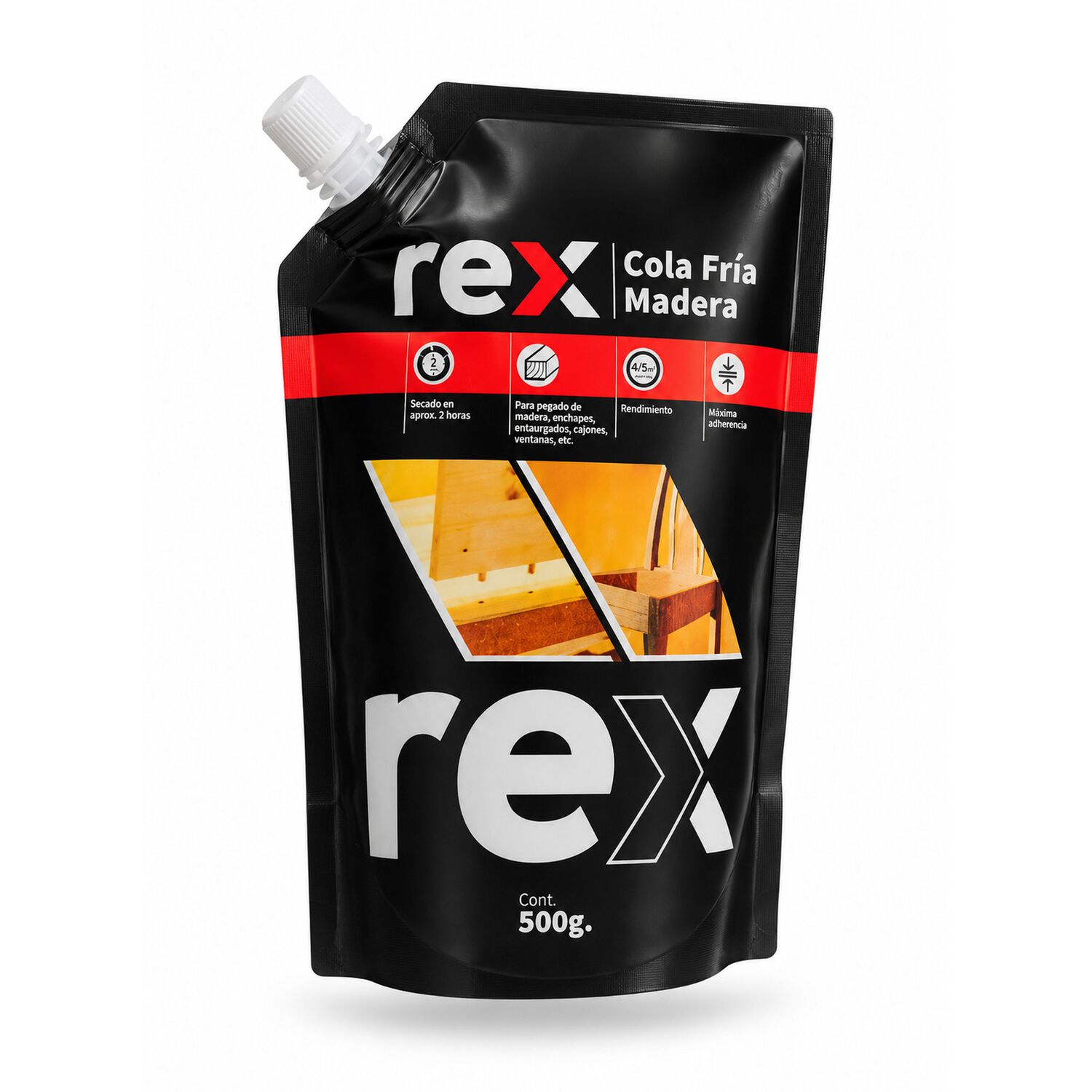 Cola Fr&iacute;a Para Madera Maxima Adherencia Secado Rapido 500grs image number 0.0