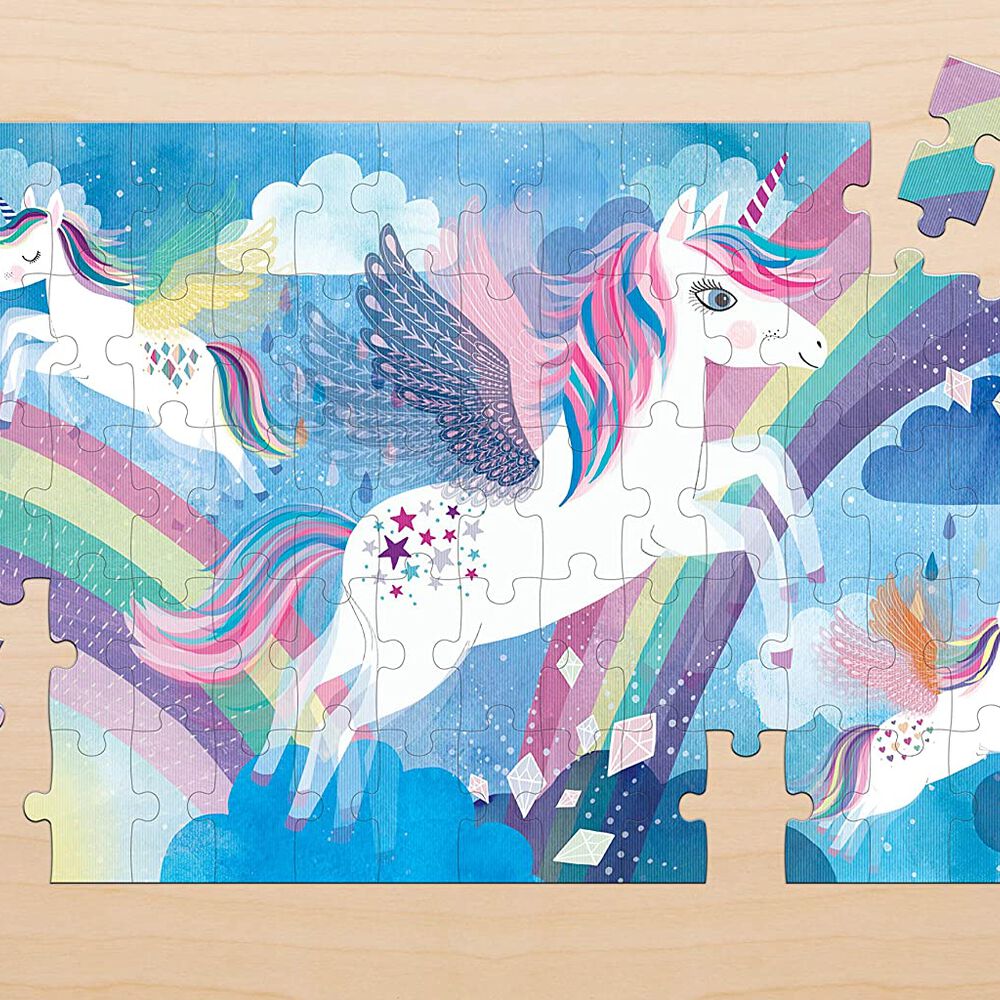 Puzzle 75pcs Lenticular Unicornio Magico Mudpuppy image number 5.0