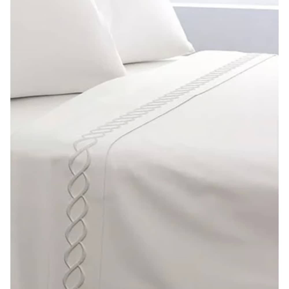 Juego De Sabanas 2 Plazas 210 Hilos Bordadas image number 2.0