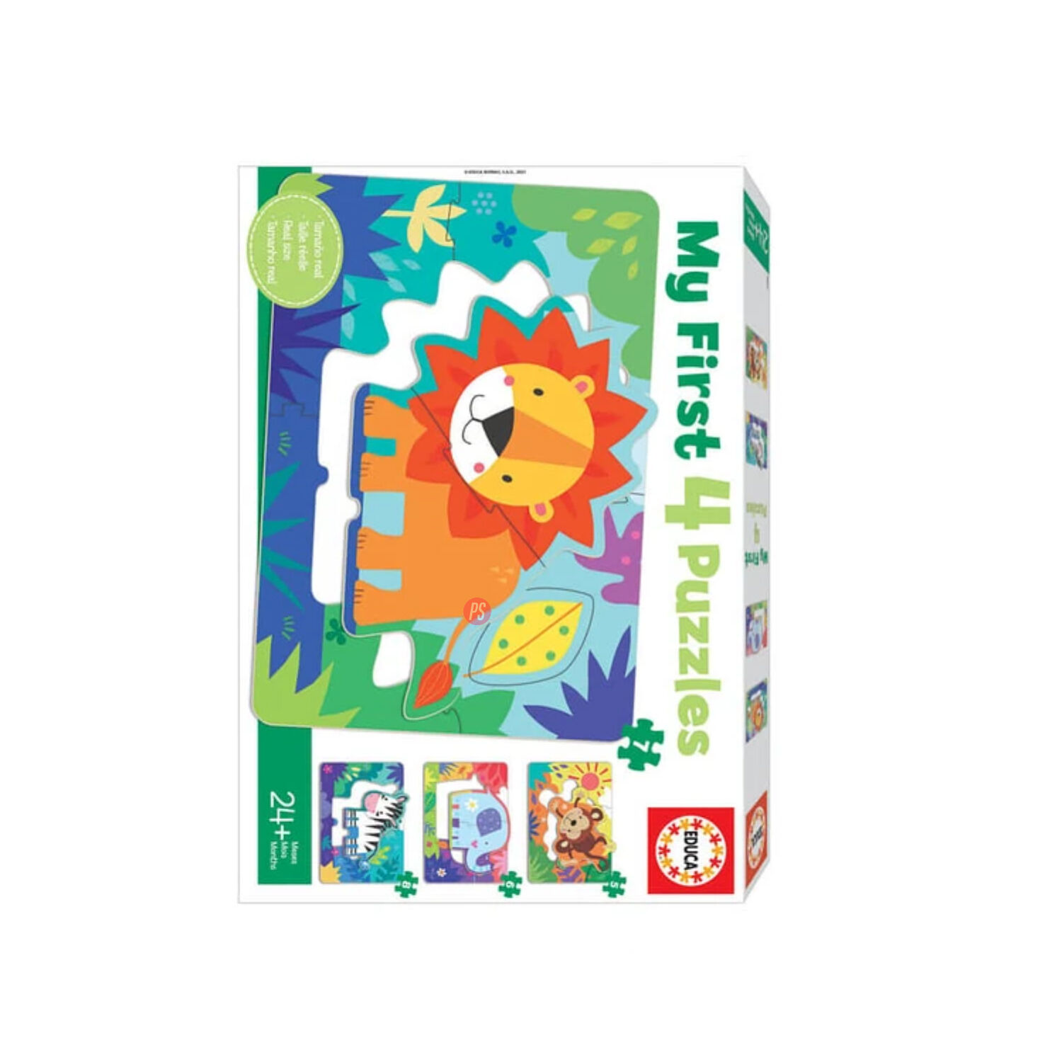 Puzzle Infantil Animales De La Selva (my First 4) - Ps image number 1.0