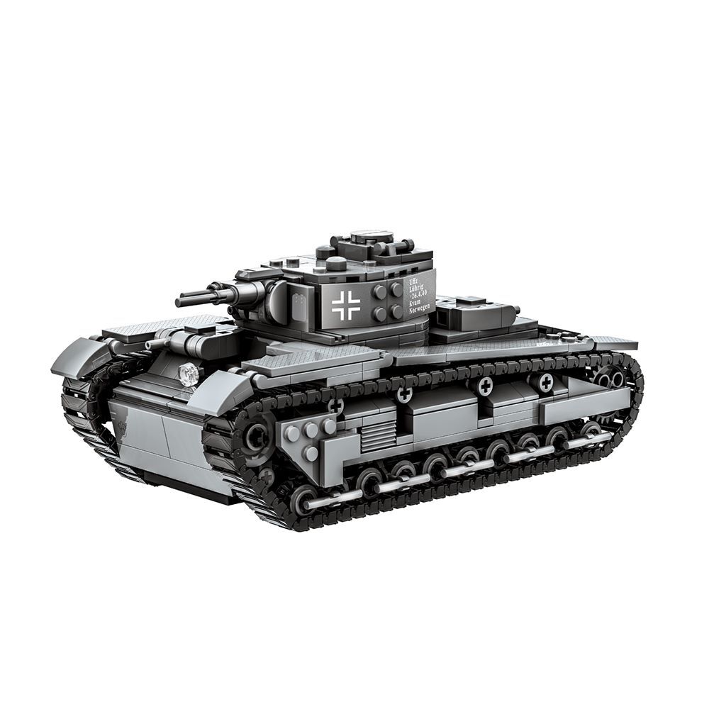 Tanque Militar Alem&aacute;n Armable 673 Pzs. image number 0.0