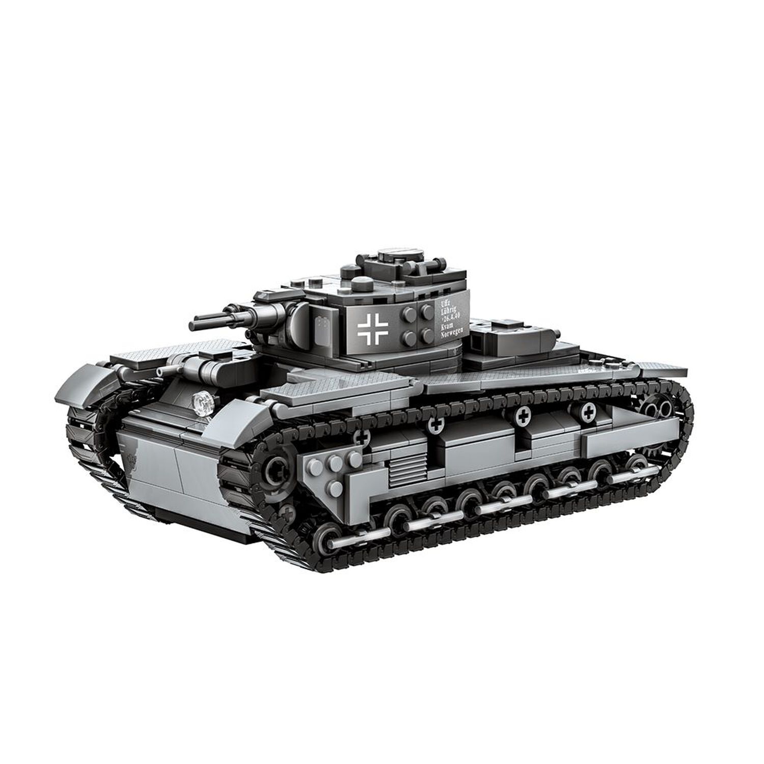 Tanque Militar Alem&aacute;n Armable 673 Pzs. image number 0.0