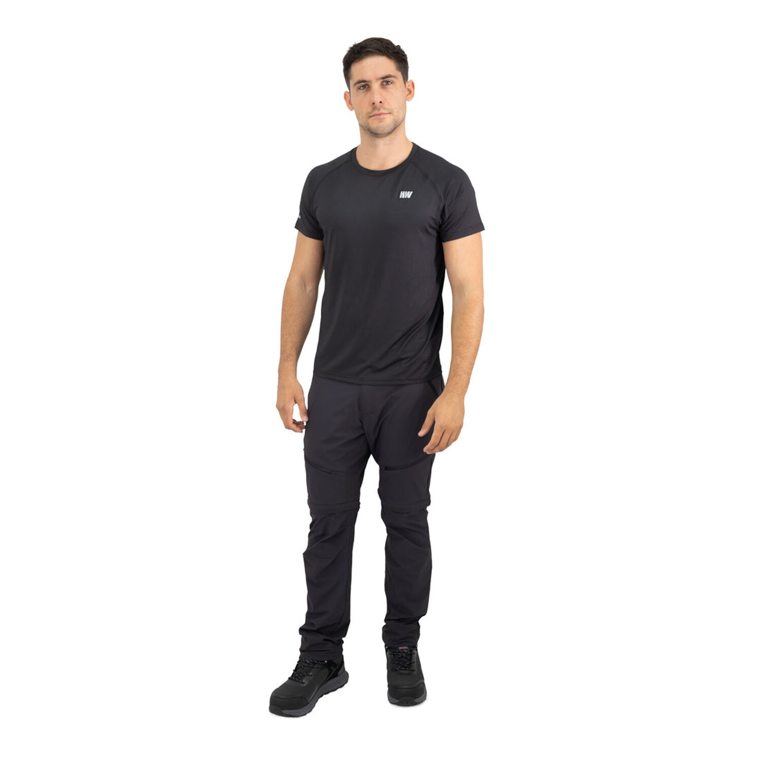 Polera Dry Fit Hw Spx Manga Corta Hombre Black image number 2.0