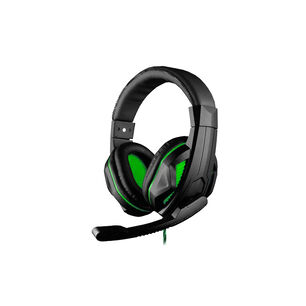 Aud&iacute;fonos Gamer Con Conector 3,5mm Color Verde - Ps