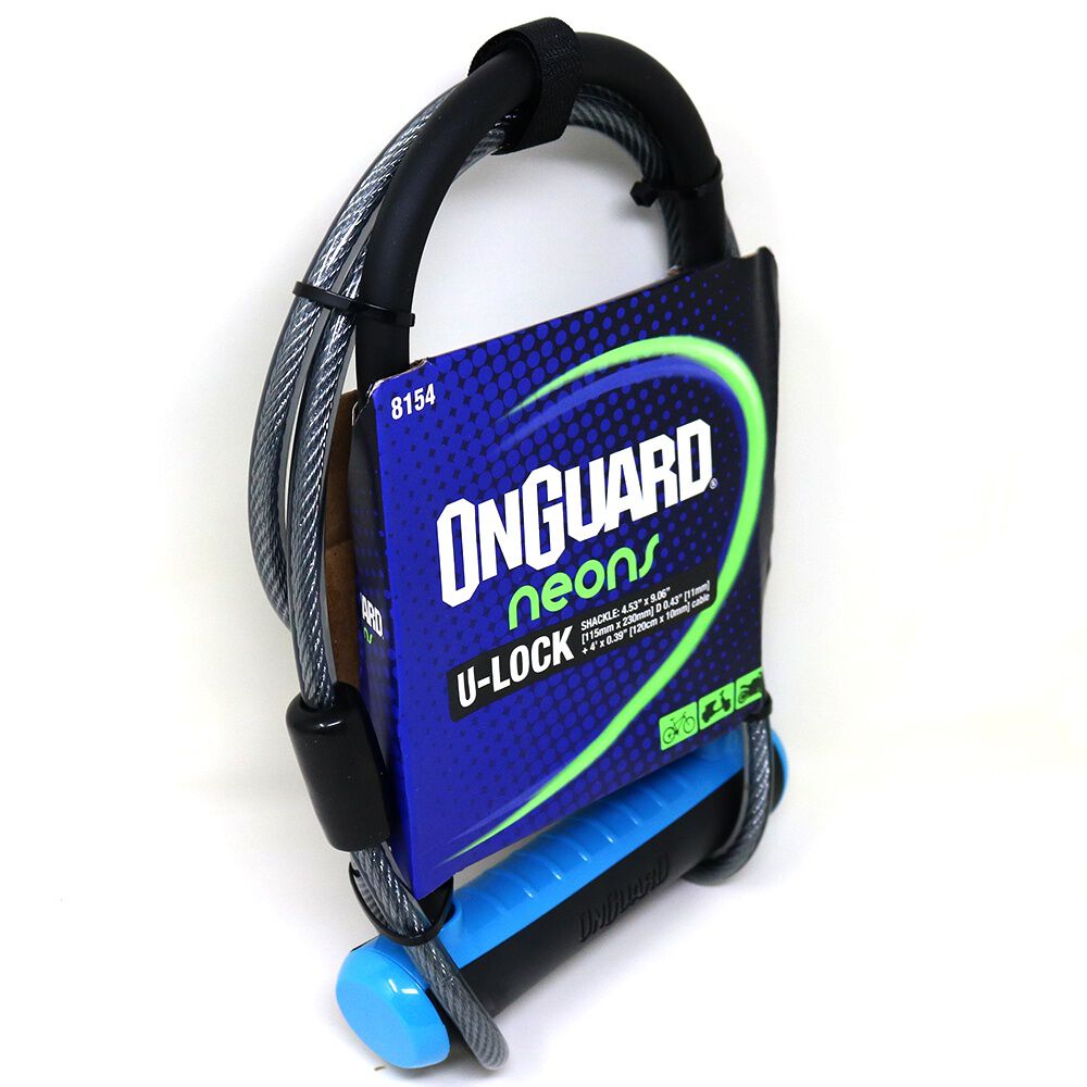 Candado Bicicleta Onguard U-lock Neon Con Cable image number 4.0