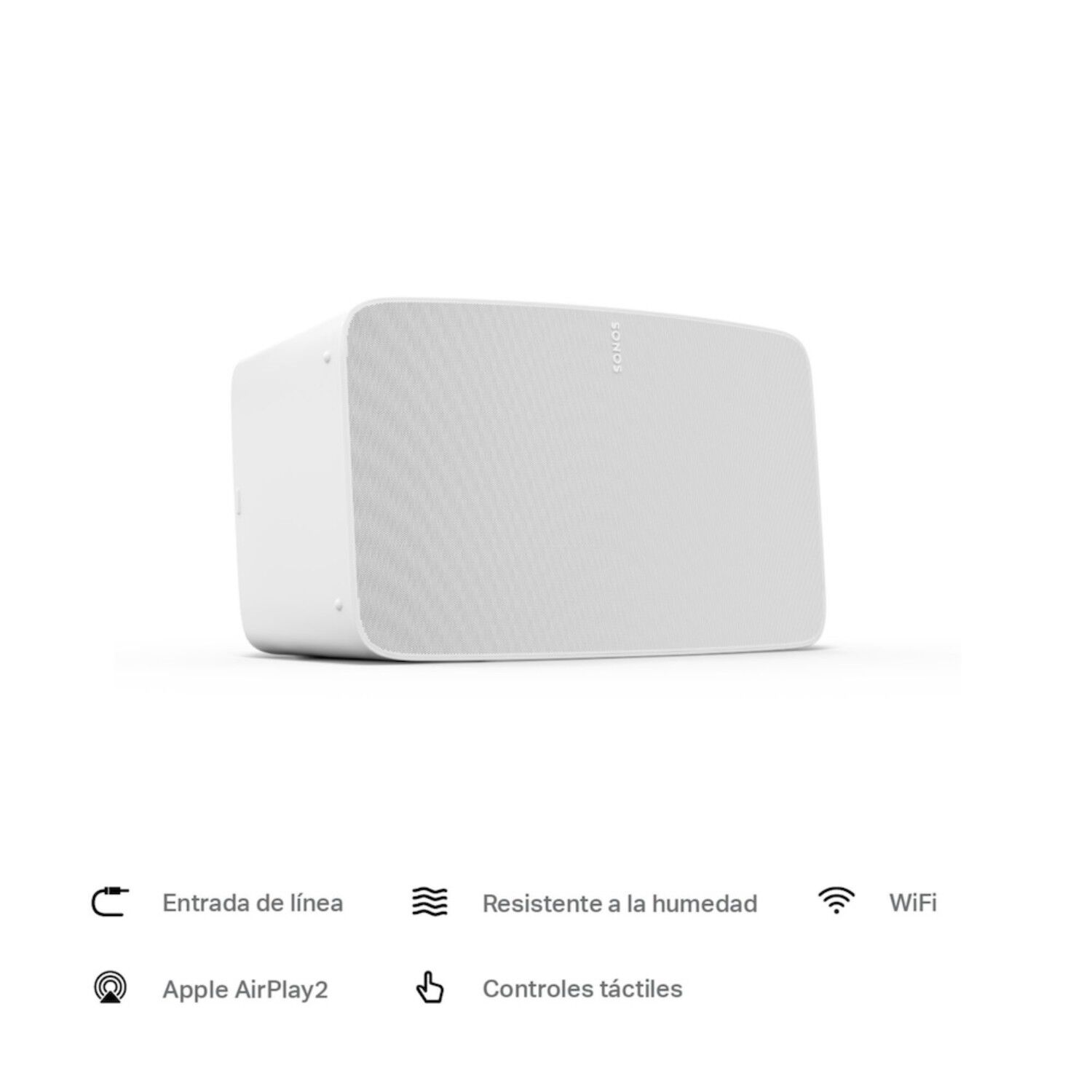 Parlante Inal&aacute;mbrico Wifi Sonos Five Ultimate Blanco image number 6.0