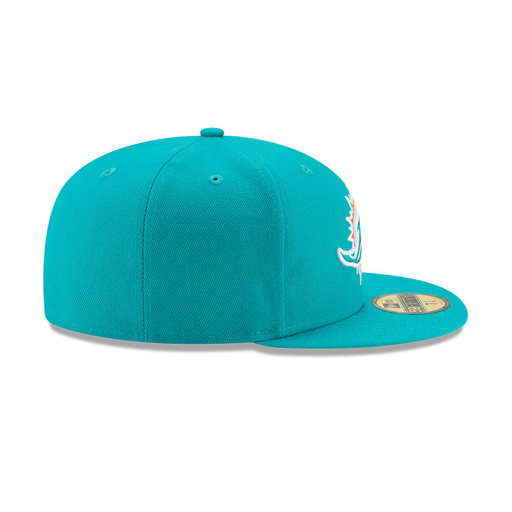 Gorra 59fifty Miami Dolphins Nfl Clásicos Turquesa image number 4.0