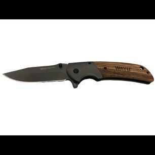 Navaja Wayu Cortapluma Pocket Knife Mango Madera