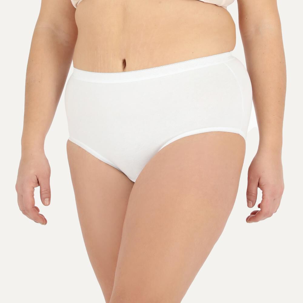 Calzon Clasico Mujer Flores / Pack 3 image number 4.0