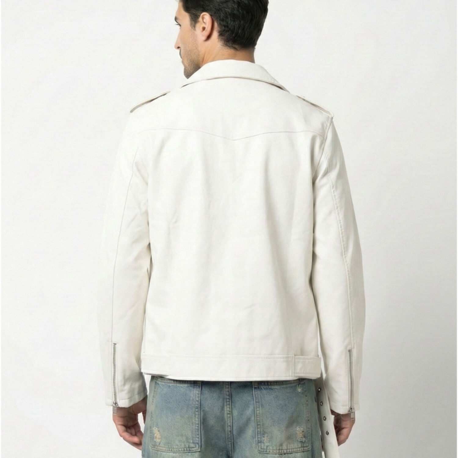 Chaqueta Ecocuero Soft Hombre Milan image number 2.0
