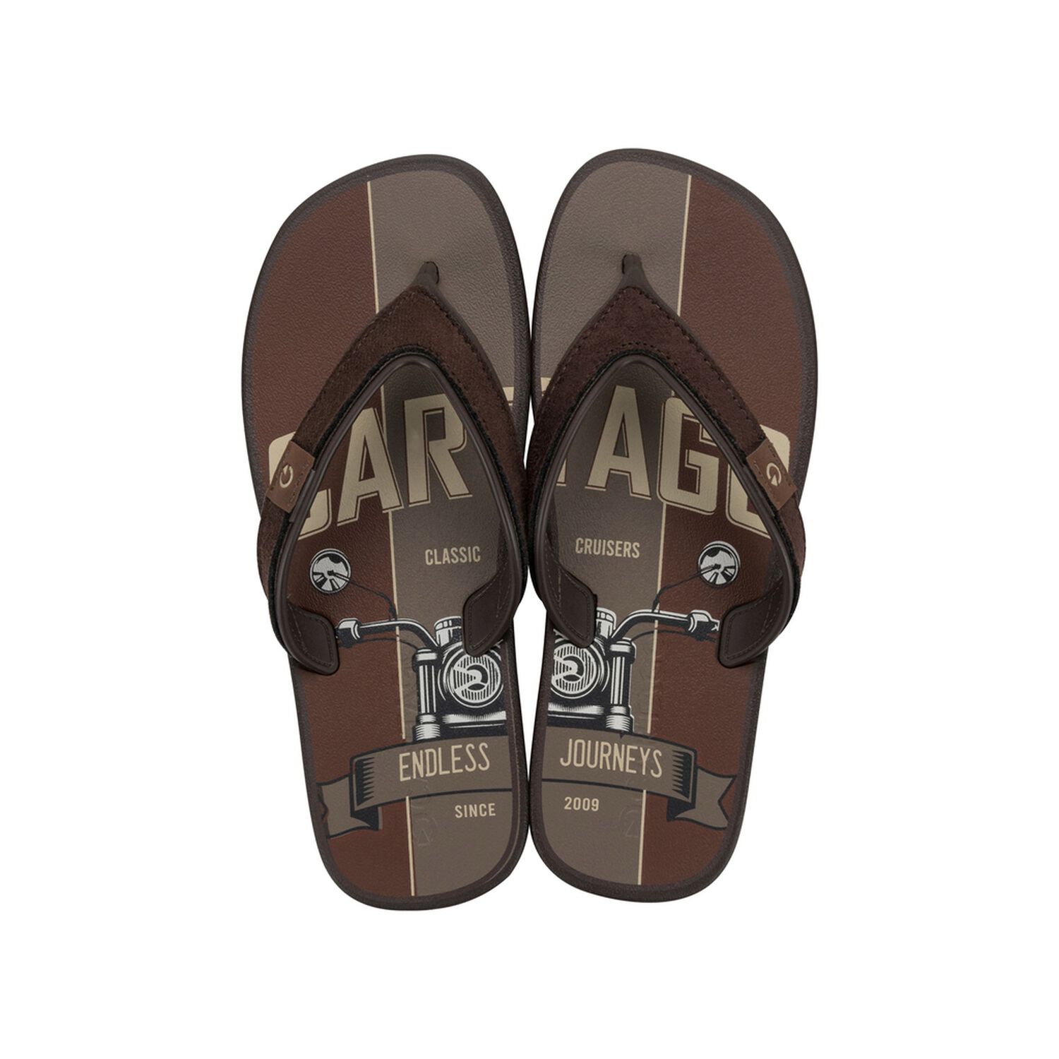 Sandalia Hombre Beige/marr&oacute;n Dakar Ad Cartago image number 0.0