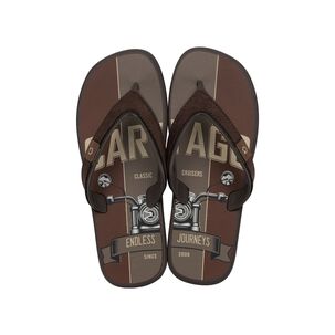 Sandalia Hombre Beige/marr&oacute;n Dakar Ad Cartago