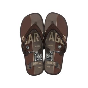 Sandalia Hombre Beige/marr&oacute;n Dakar Ad Cartago