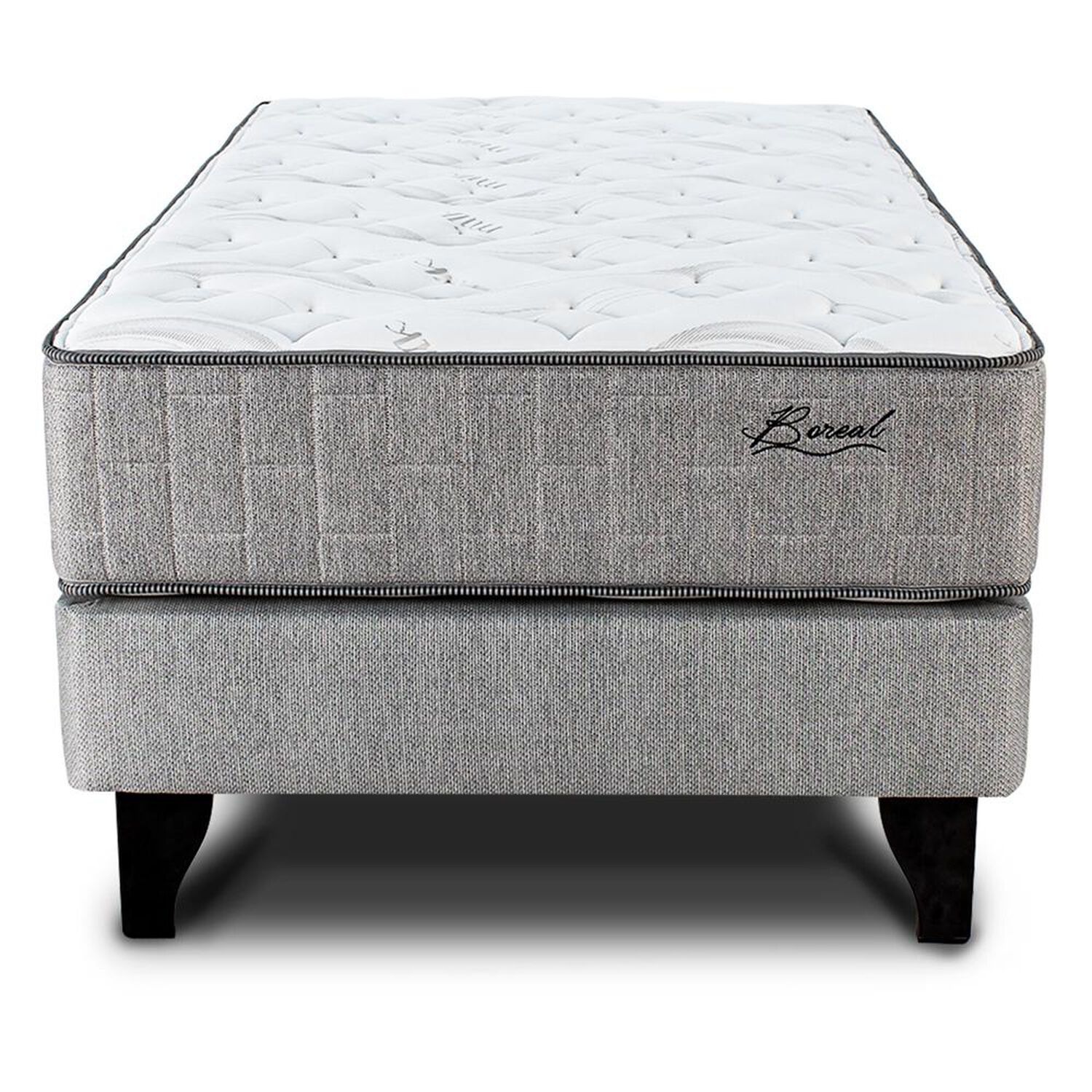 Cama Europea Mantahue Boreal Dos / 1.5 Plazas / Base Normal image number 0.0