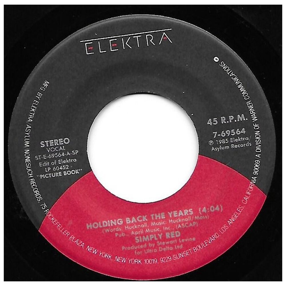 Simply Red - Holding Back The Years | 7" Single Usado image number 0.0