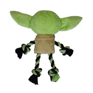 Juguete Interactivo Para Mascotas Baby Yoda Tierno Verde