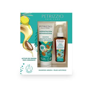 Set Shampoo Argán + Óleo Antifrizz Argán Petrizzio