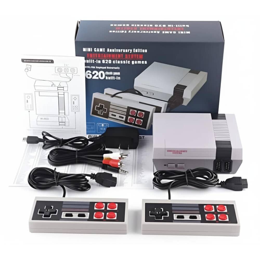 M&aacute;quina Cl&aacute;sica De Juegos &ndash; Estilo Nintendo, 620 Recuerdos image number 0.0