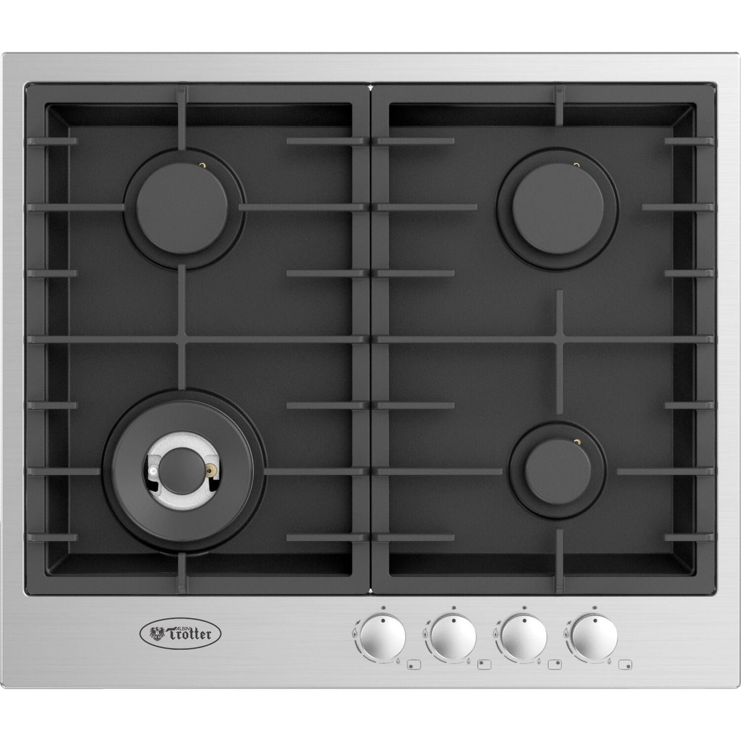 Encimera Gas Licuado Albin Trotter Twin 60 4 Platos