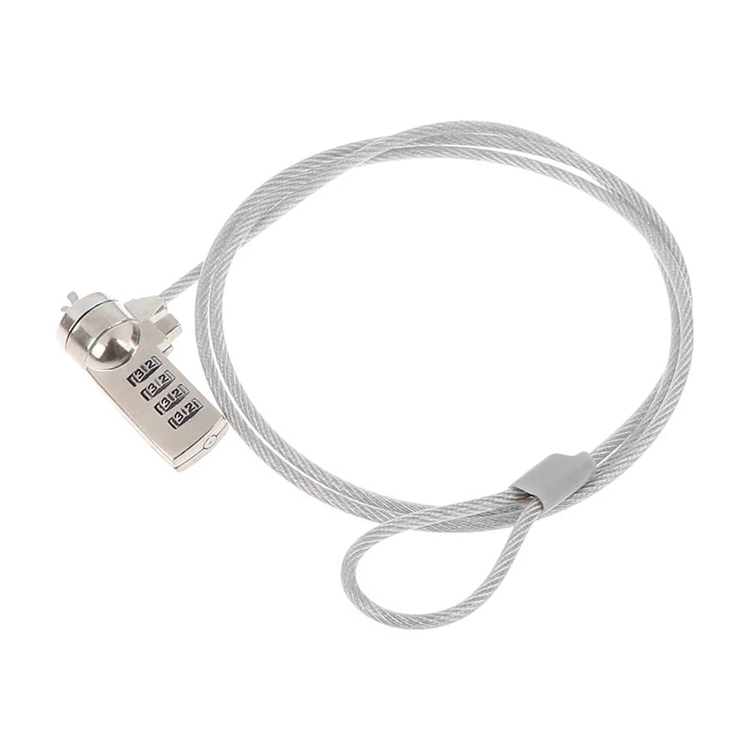 Candado De Seguridad Para Notebooks Reforzado Con Clave 1.8m Xx02 image number 0.0