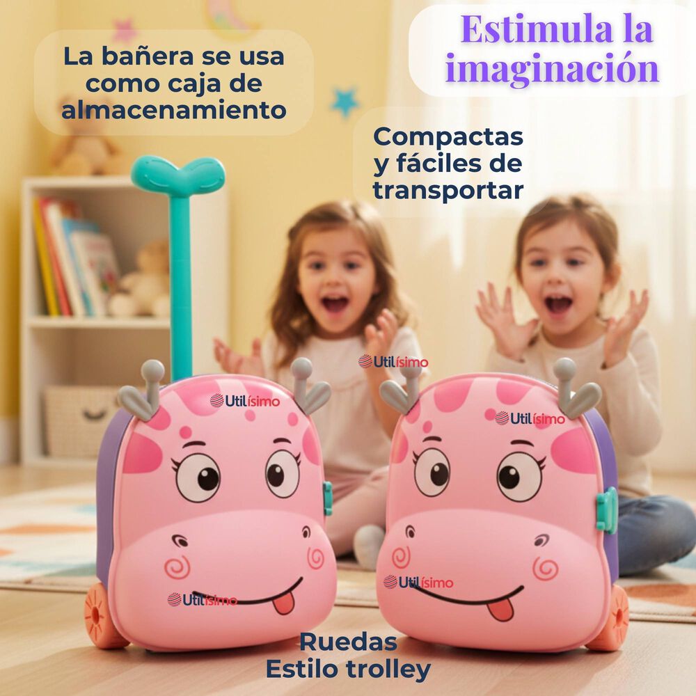 Mu&ntilde;eca Bebe Juguete Con Set Para Ba&ntilde;o Con Accesorios image number 7.0